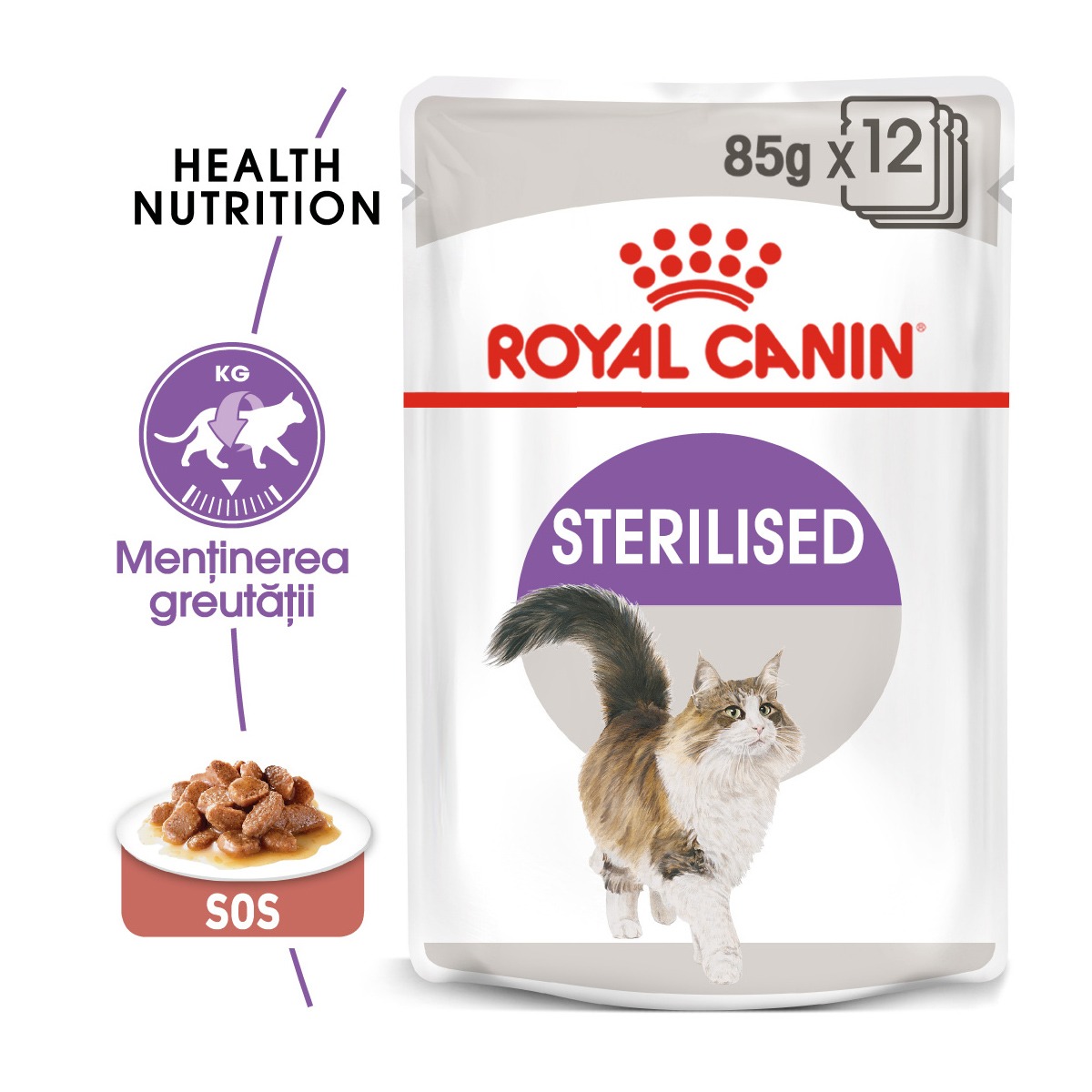 Royal Canin Sterilised Cat Pouch | Hrana umeda pentru pisici sterilizate