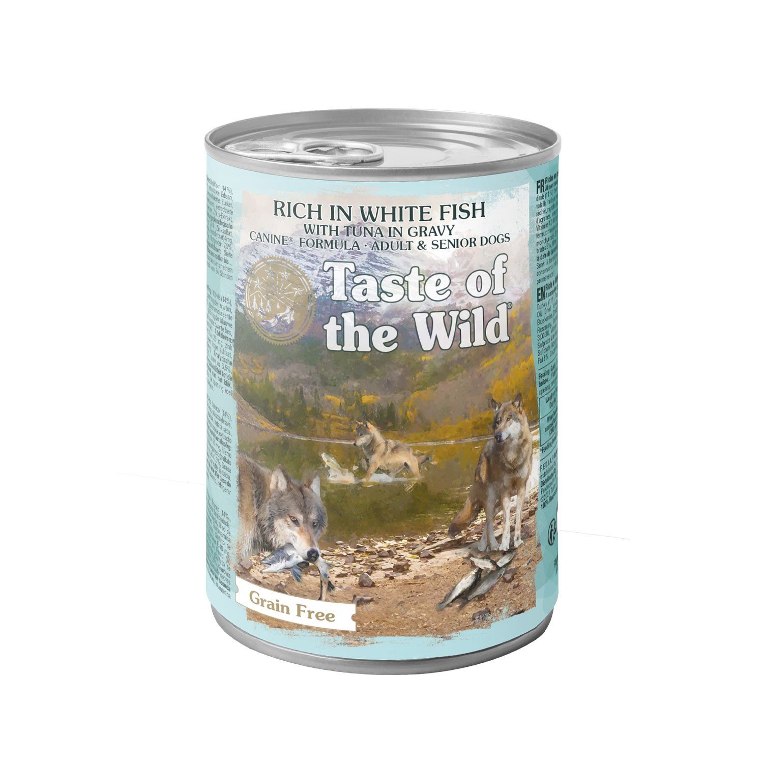 Taste of the Wild Dog Conserva cu Peste Alb si Bucati de Ton in Sos