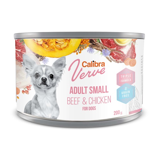 Calibra Dog Verve GF Adult Small Chicken & Beef