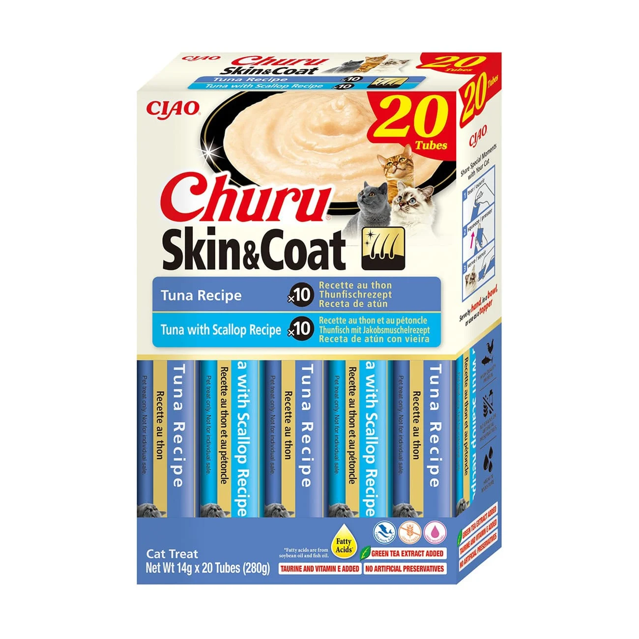 Churu Cat Varieties Skin & Coat