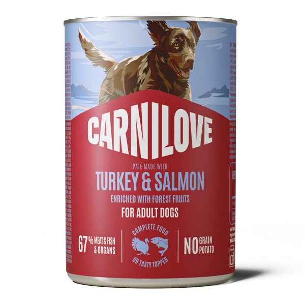 Carnilove Dog Can Pate Turkey & Salmon